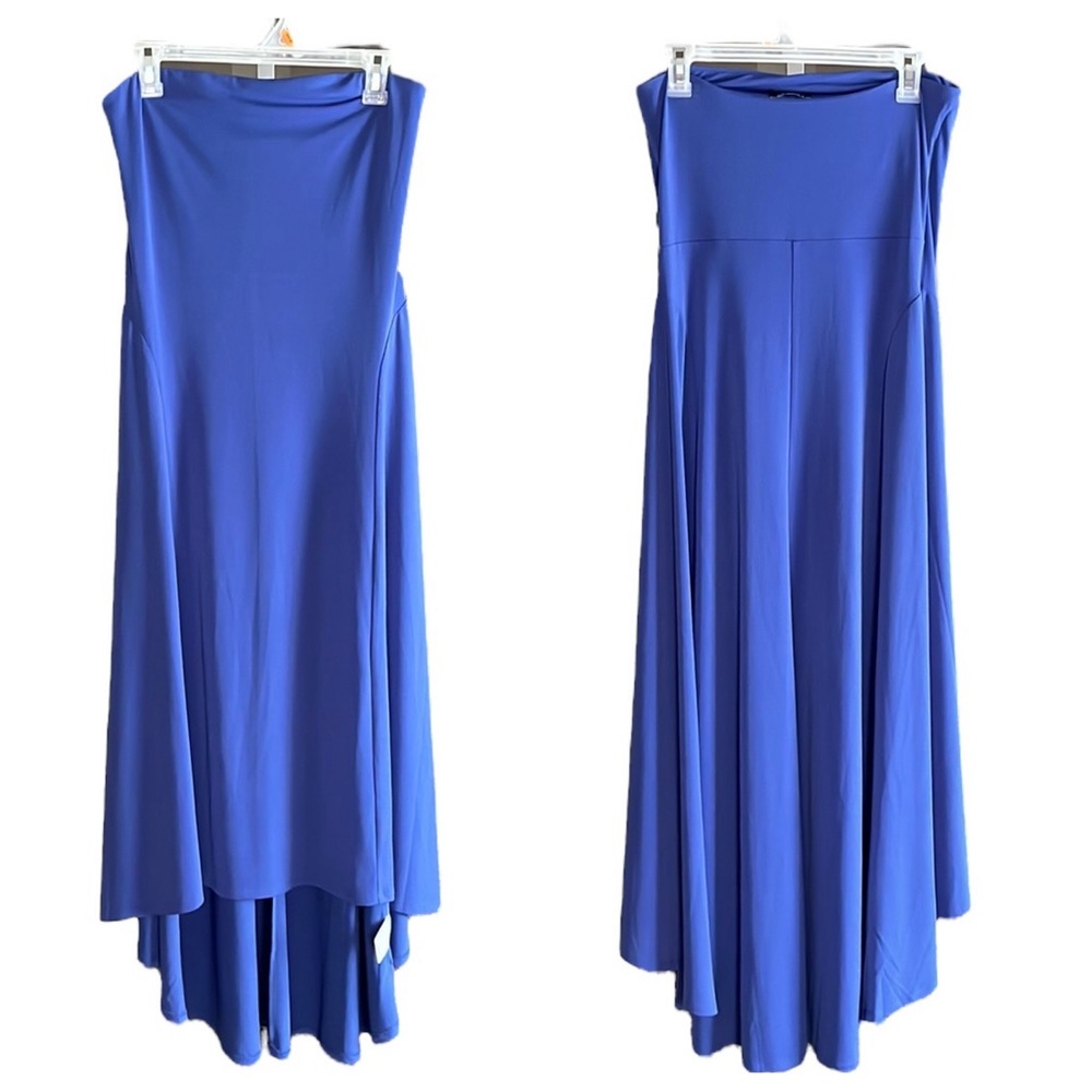 Express strapless high low dress